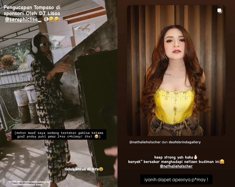 Nathalie Holscher Curhat Apes Gara-gara DJ Panda [Instagram]
